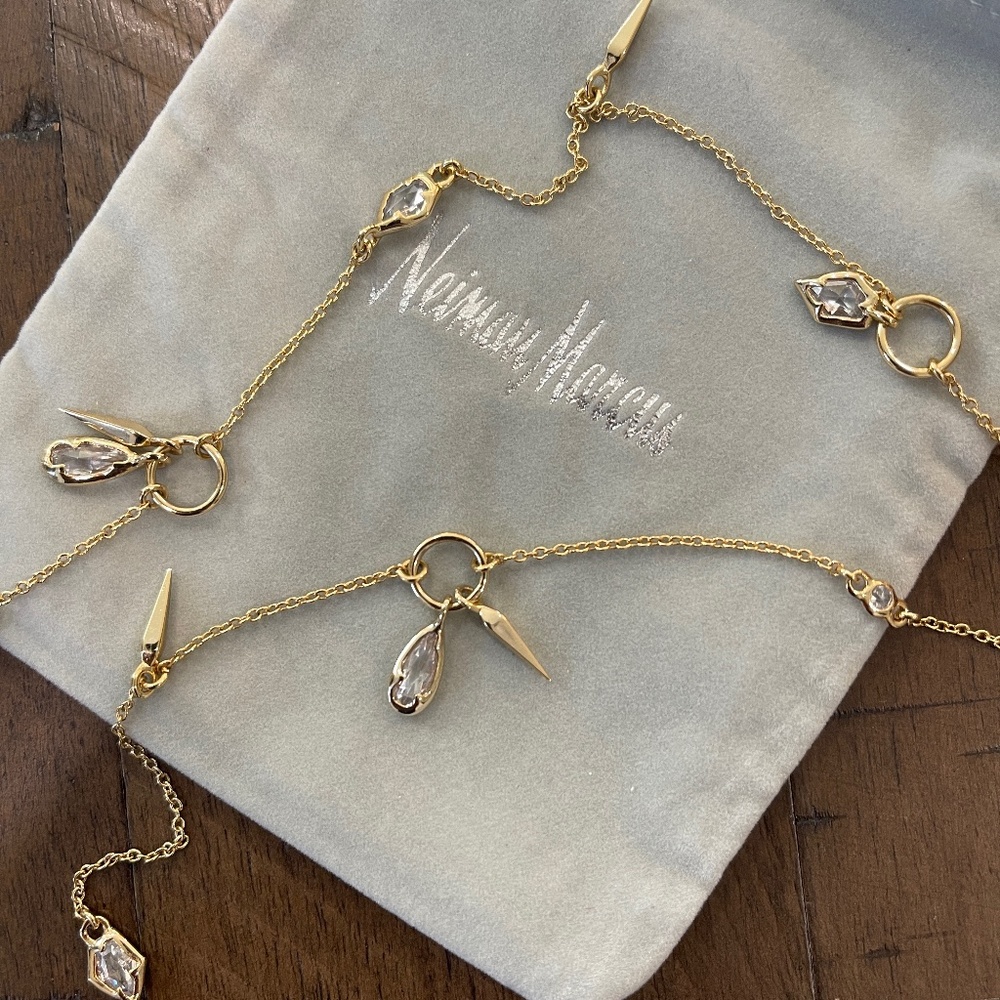 Alexis Bittar Gold Spike Long Necklace - NWOT